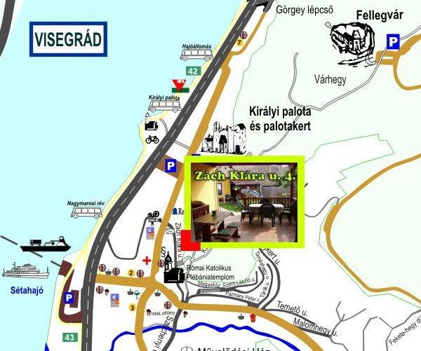 Zach Klara Utcai Apartman Visegrád Zewnętrze zdjęcie